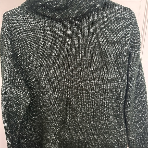 Banana Republic Dark Green Knit Turtleneck Sweater - Petite Medium - Picture 5 of 6